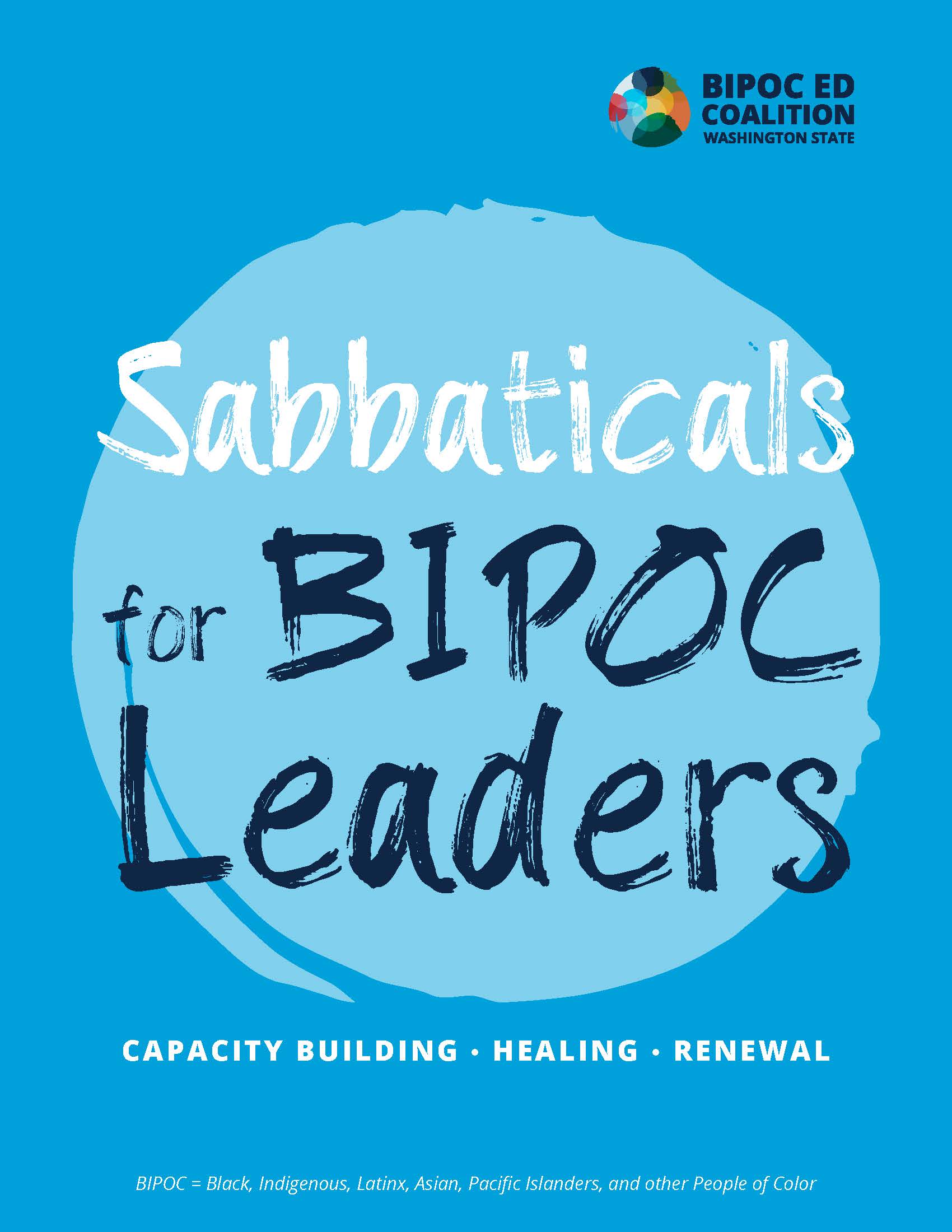 Sabbaticals for BIPOC Leaders report